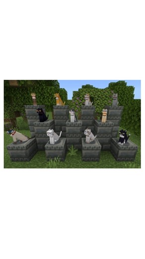 IntelPenguin18 on Instagram: "I’ve officially completed the A Complete Catalogue achievement — every cat variant in Minecraft, found and tamed. Here’s the full list of cat variants: Tabby Tuxedo Red Siamese British Shorthair Calico Persian Ragdoll White Black Jellie #minecraft #minecraftcat #cats #achievement #completionist #minecraftexplorer"