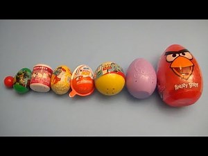 Surprise Eggs Learn Sizes from Smallest to Biggest & Learn Colors with Ooze, Dinosaur Putty For Kids