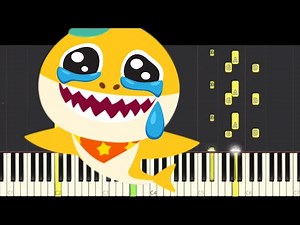 Baby Shark Dance In A Minor Key Sounds Totally Different! - Sad Emotional Piano Cover