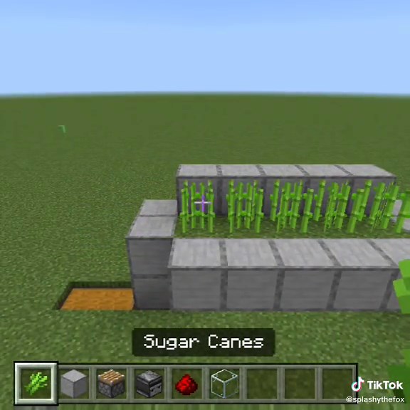 How to Make Sugarcane Farm in Minecraft #minecraft #minecrafttutorial #minecraftbuilding #fyp