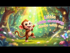 🐒 Little Monkey Dance Song | Clap Clap Monkey | Fun Kids Action Rhyme