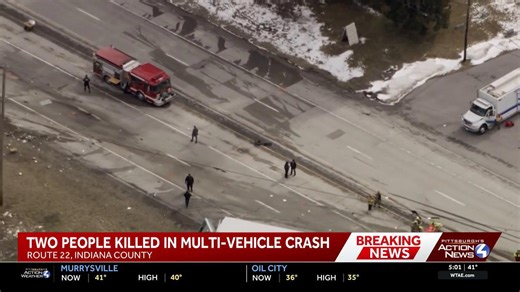 Indiana County multi-vehicle crash