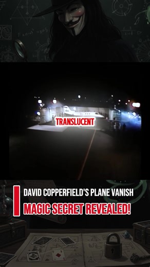 The truth behind the plane disappearance is shocking #MagicSecrets #DavidCopperfield #Illusionist #MagicRevealed #BehindTheScenes