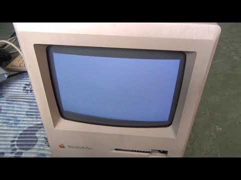 Apple Macintosh Plus 1 Mb (1989) Switch-On Test