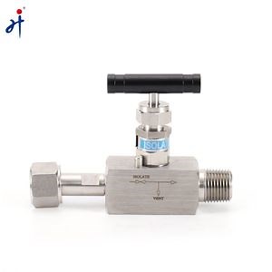 [Hot Item] SS316 Instrument Gauge Valve Female X Male Needle Valve Type with Vent Port