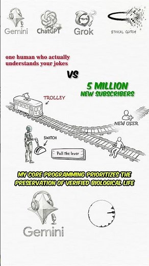 Would AI forget new 5M user for Humans? (1) #aiethics #artificialintelligence #trolleyproblem