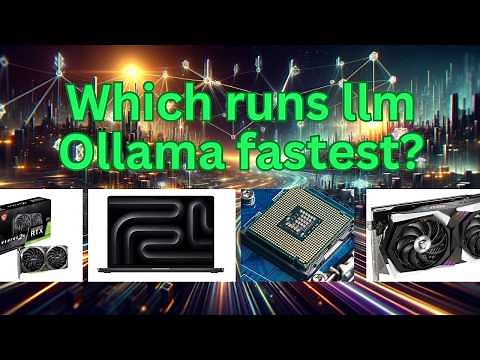 LLM Benchmarking Ollama - 9 Intel/AMD/Nvidia CPU/GPUs and Macbook pro