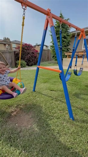 Transform your backyard into the ultimate play zone! 🤩 This VEVOR Swing Set is built for endless outdoor adventures. With a robust 600lbs load capacity and a heavy-duty A-frame metal stand, it's designed for stability and safety. Perfect for multiple kids with one saucer swing seat and two belt swing seats, plus adjustable ropes for customizable fun. Get ready for hours of laughter and fresh air! Tap to shop this amazing outdoor essential. #BackyardFun #KidsSwingset #OutdoorPlay #FamilyFun #AIG