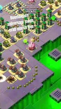 boombeach aniversary mega crab march live now level 10 se 20 #boombeach #boombeach