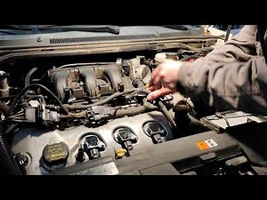 replacing Ford 3.5l water pump part 1. intake removal.