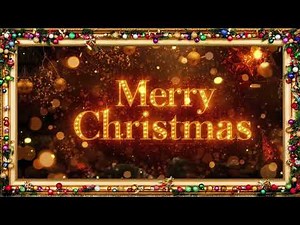 Merry Christmas Frame Art TV 4K | Festive Golden Frame with Ornaments & Ambient Music (2 HRS)