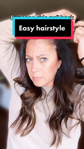 Long Hair Pulled Back: Easy Hairstyle Tutorial