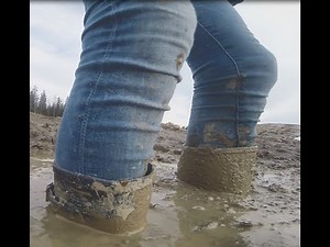 Muddy wellies