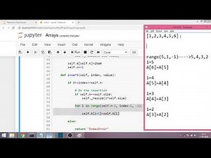 Dynamic Array Implementation in Python Part 5 | Insertion at given index position