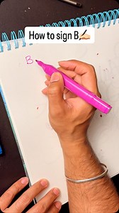 How to sign B #art #sign | Gurpreet Singh G