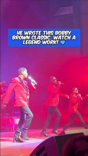 Bobby Brown Classic… Watch Babyface GROOVE! #concert #rnb #music #shorts