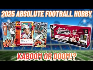 END WITH A BOOM!? 🤯💥 2025 Panini Absolute Football Hobby Box Opening!