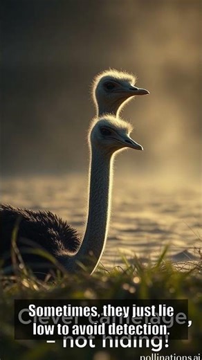 Ostrich Head in Sand MYTH BUSTED! 🤯 | Real Ostrich Facts