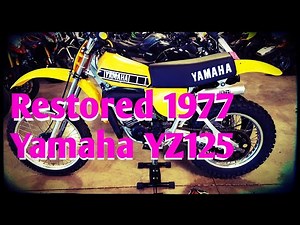 1977 Yamaha YZ125 Vintage Motocross Bike