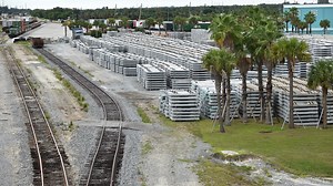 Virgin Trains readying for first construction on Treasure Coast, staging in Fort Pierce