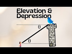 Introduction to angles of elevation and depression