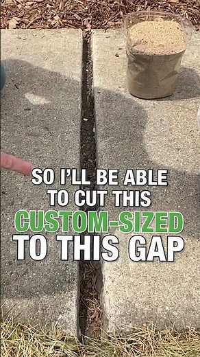 Filling Large Gaps In Concrete #shorts