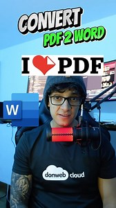 Convierte archivos de PDF a Word con python. #pdf2word #pdfconverter #python #fastapi | Pildoras de programación