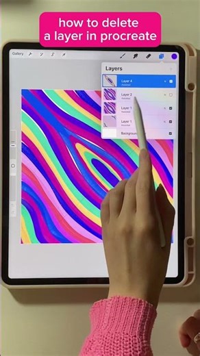 How To Delete A Layer In Procreate 🎶