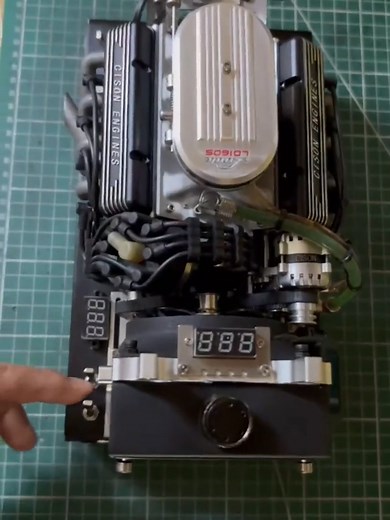 Immersive experience of Cison V8: What a wonderful sound | Stirlingkit #stirlingkit #engineering #enginemodel #V8 #enginesound