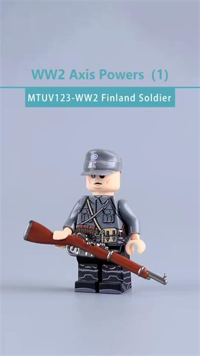 Little-Known WWII Army: Finnish Soldiers #legomilitary #legoww2 #ww2 #legocustom #minifigures