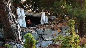 Stranded on an island building a hidden bunker in just 3 days