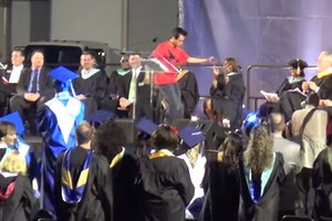 Henry County Student Dances in Graduation Speech