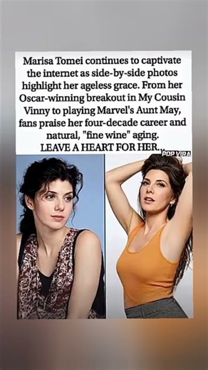 Marisa Tomei 4 Decades Later, Still Captivating ❤️ #marisatomei #ageless #viral