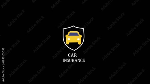 yollow displaying a car protection app icon, symbolizing digital insurance for a classic vehicle