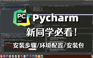 没用过的同学必看！一次打包，无限复用！教你用 PyCharm 搭建一劳永逸的开发环境，Pycharm环境配置与Debug演示！人工智能/计算机视觉