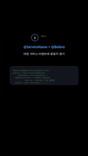 CAP Java Handler 자동 등록 모르면 큰일 #shorts #SAP #CAPforJava