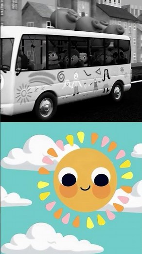 The Horn on the Bus Goes Peep Peep | Bus Song #Shorts