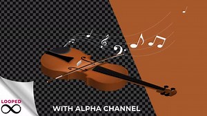 Violin And Notes Loop 2