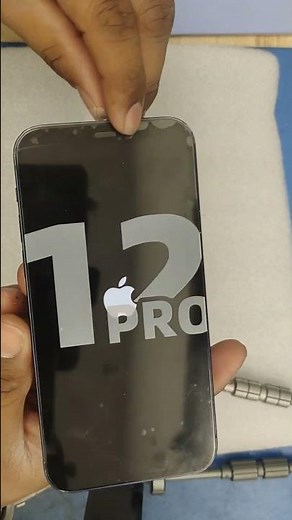 Cracked iPhone 12 screen? Watch this quick fix! 🔧📱 #iPhone #smartphone #apple #minivlog #trending