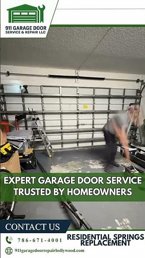 RESIDENTIAL SPRINGS REPLACEMENT | 911 Garage Door Service & Repair LLC