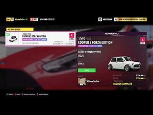 1965 Mini Cooper S Forza Edition (FE) Forza Horizon 5 Auction House Snipe