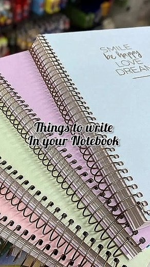 Ideas for Your Notebook: Creative Journal Prompts