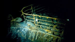 Inside Titanic as never-before-seen footage of wreck released