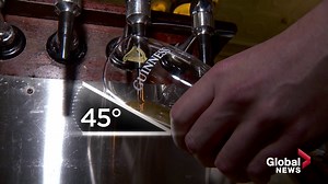 33K views · 23 reactions | For this St. Patrick's Day, you don't need the luck of the Irish. Here's how you can pour the perfect pint of Guinness. Beer/food pairings: https://globalnews.ca/news/5061503/here-are-the-top-three-beer-pairings-for-st-patricks-day/ | Global News | Facebook