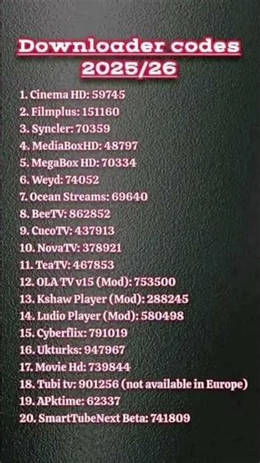 Some useful downloader codes#Come inbox