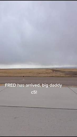 its always cool to see a c5 come out of the clouds like that! #airplanelife