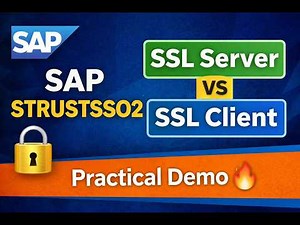 SAP STRUSTSSO2 Explained | SSL Server Standard & SSL Client Configuration in SAP