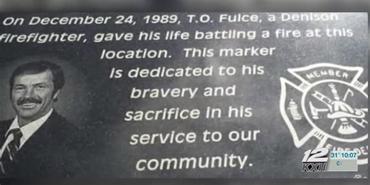 Memorial for fallen Denison firefighter to be restored during Heritage Park renovation