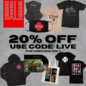 Get 20% OFF all merch items in our webstore this weekend only by using code LIVE at checkout! Sale ends Monday at 11:59pm! 👉 https://shop.freaks4live.com | LIVE