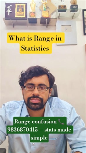 What Is Range in Statistics? Simple Data Spread Concept Explained #Statistics #DataAnalysis #Math